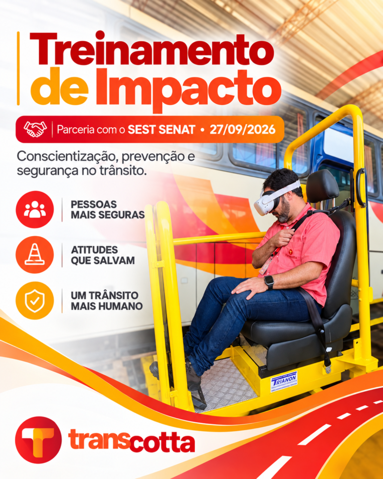 Transcotta realiza treinamento de impacto com o SEST SENAT